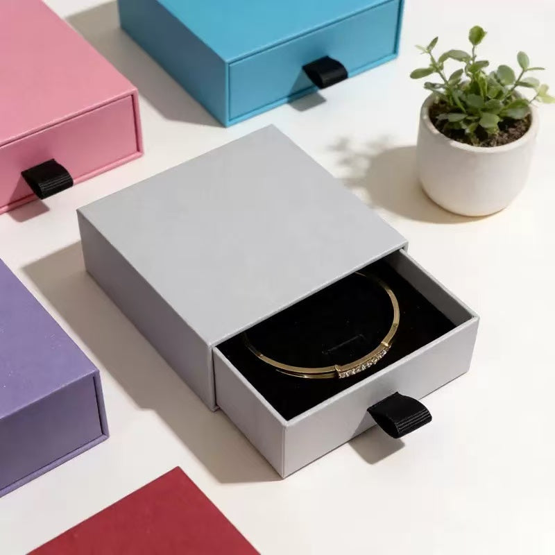 Custom sliding drawer rigid gift box structure